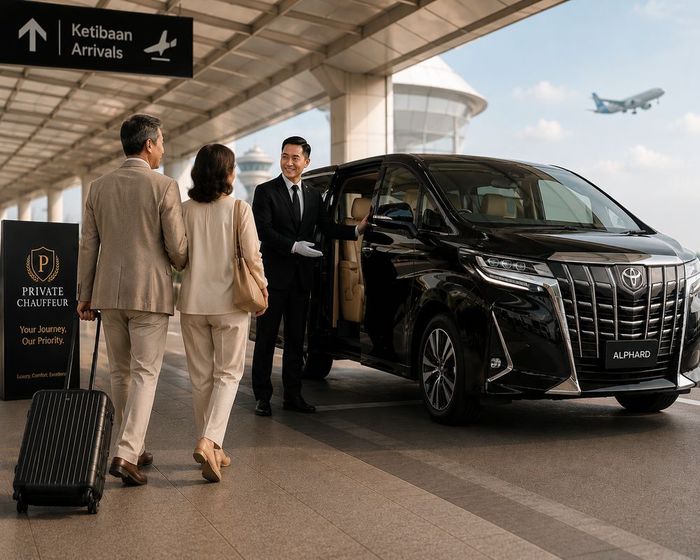 Airport arrival pickup